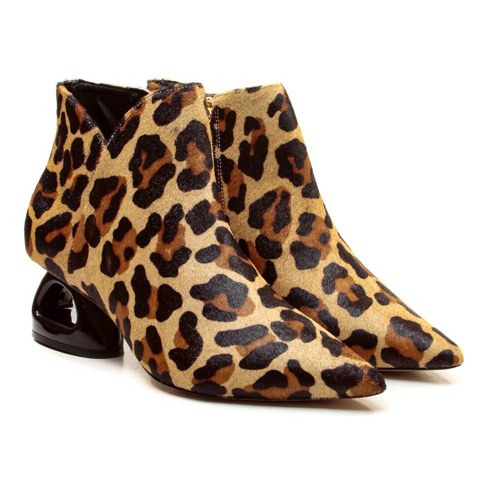 Bota Couro Onça Cano Curto Cecconello 2449001-9 Onça 4