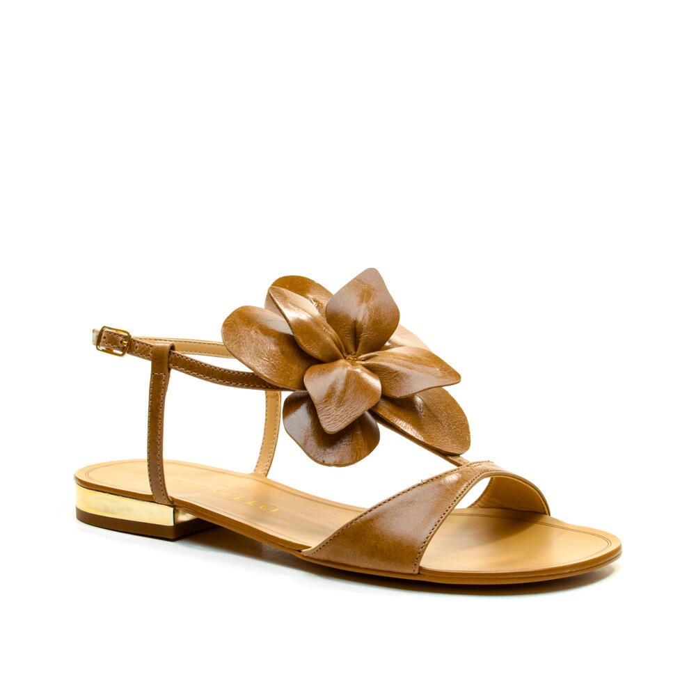 Rasteira Couro Marrom Cecconello 2724020-3 Marrom 3