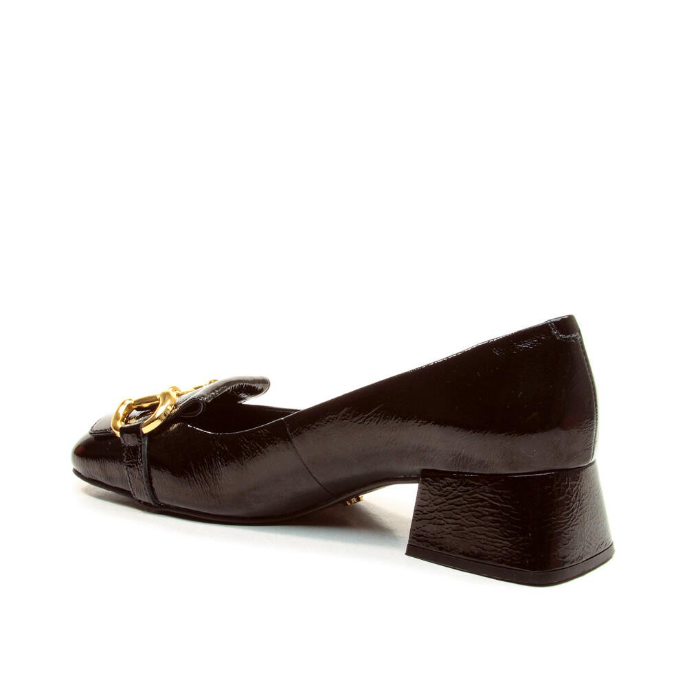 Scarpin Couro Preto Salto Baixo Cecconello 2390-J-5 Preto 3