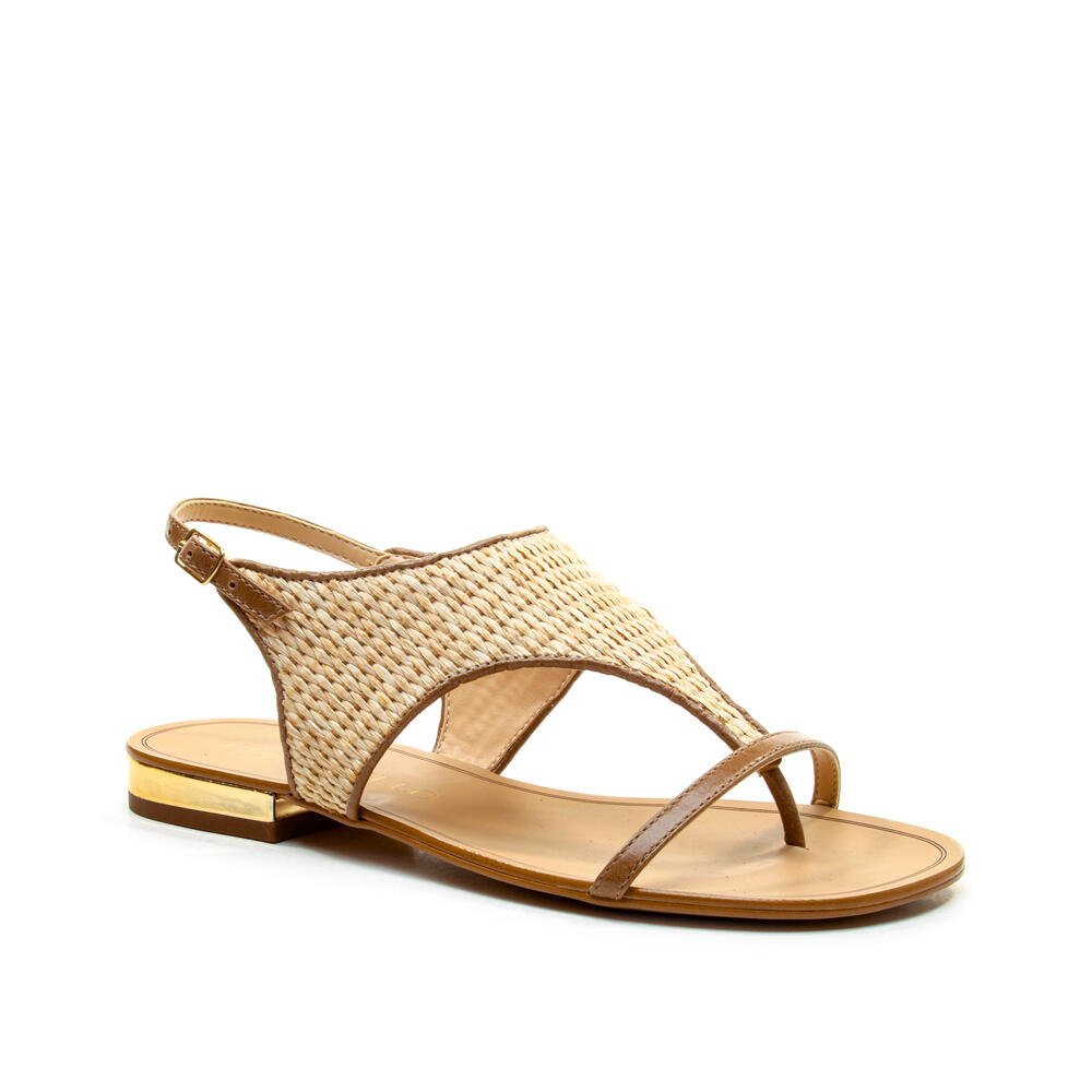 Rasteira Palha Natural Cecconello 2724016-1 Bege 3