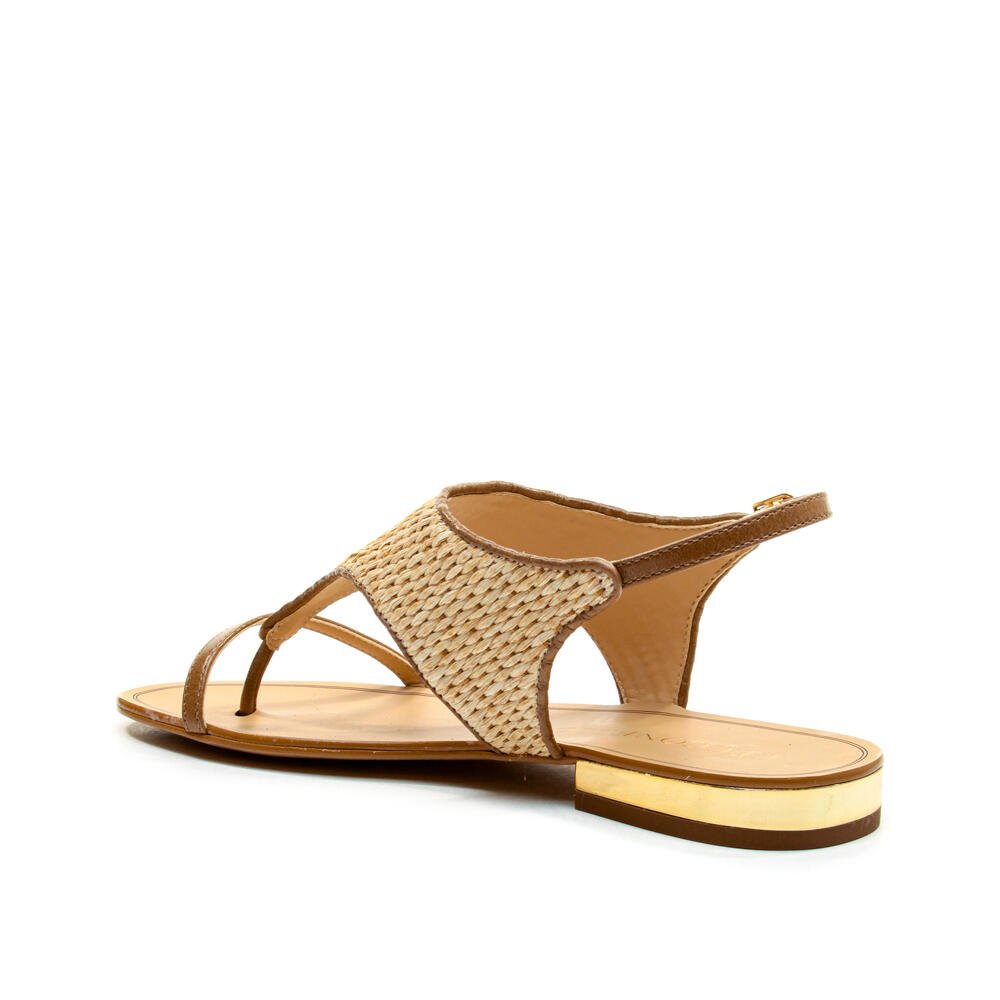 Rasteira Palha Natural Cecconello 2724016-1 Bege 4