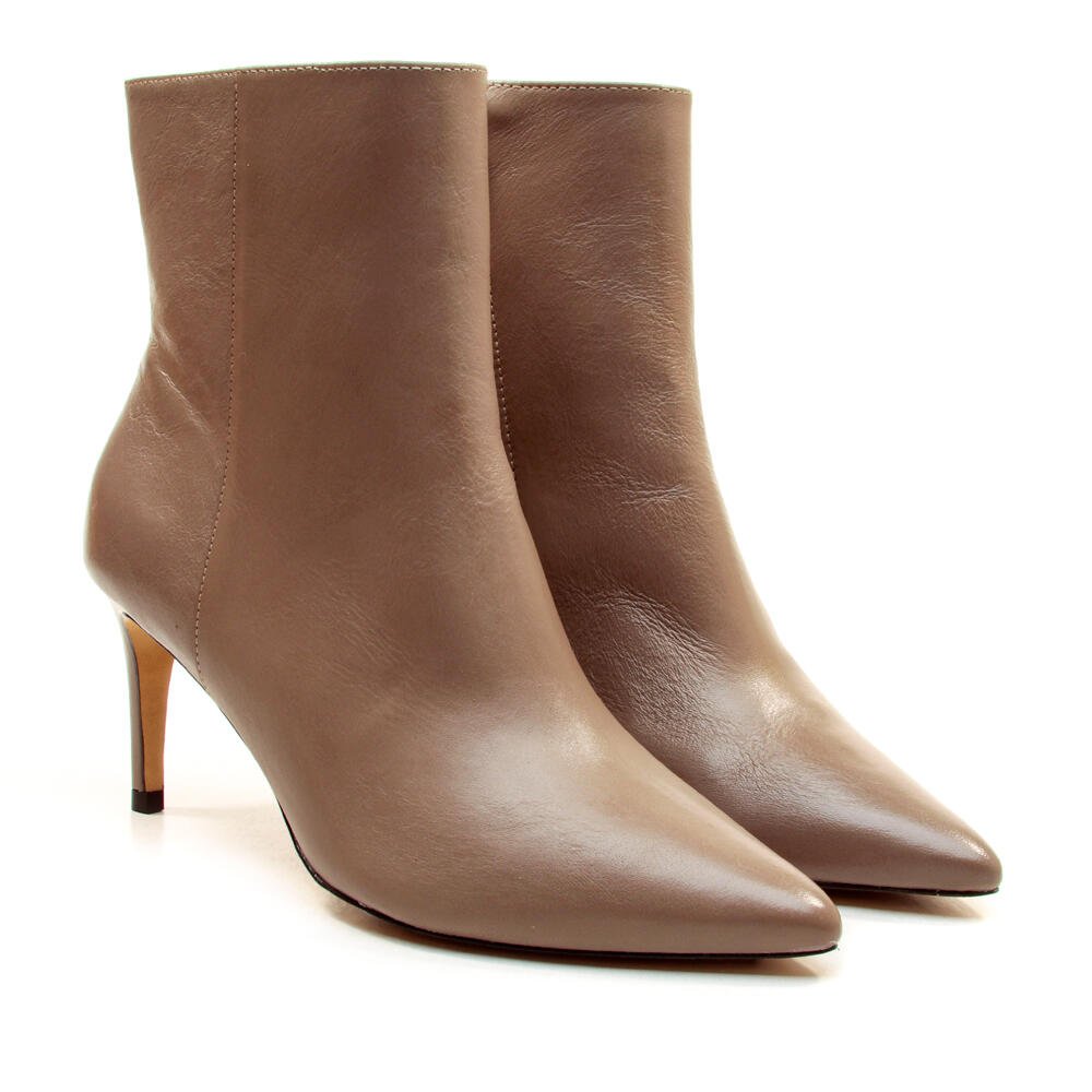 Bota Couro Marrom Cano Curto Cecconello 1869016-24 Marrom 4