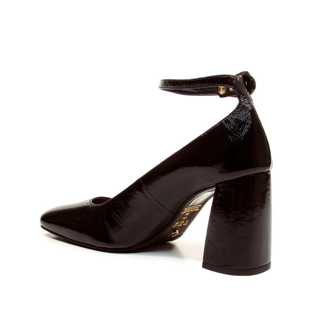 Scarpin Preto Salto Bloco Alto Cecconello 2441017-1 Preto 3