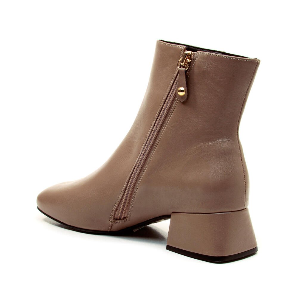 Bota Couro Marrom Cano Curto Cecconello 2390-P-1 Marrom 3