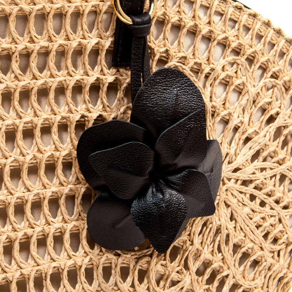 Bolsa Palha Natural Cecconello C2637-1 Bege 5