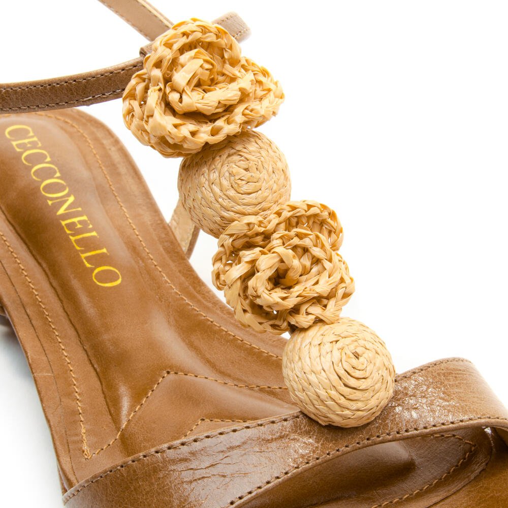 Rasteira Couro Marrom Cecconello 2723005-1 Marrom 5