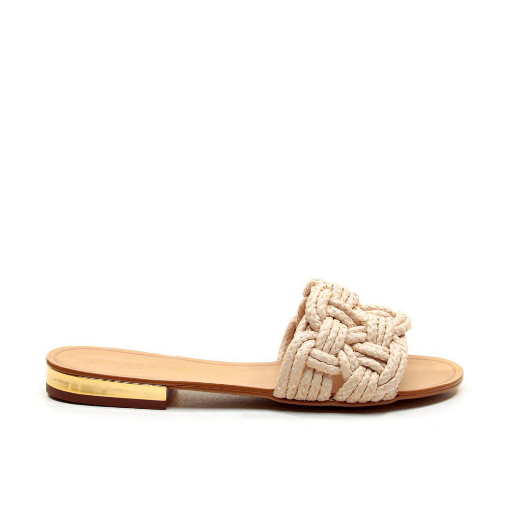 Rasteira Palha Natural Cecconello 2724015-2