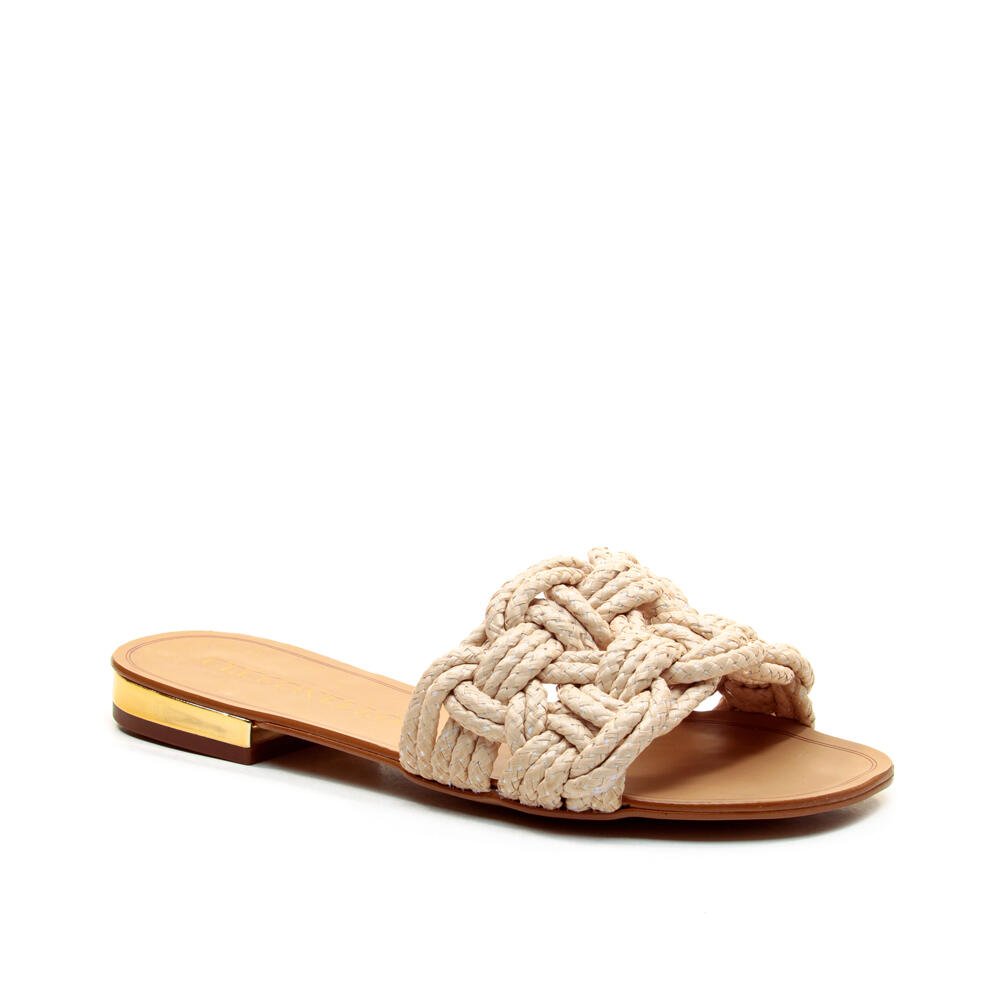 Rasteira Palha Natural Cecconello 2724015-2 Bege 3