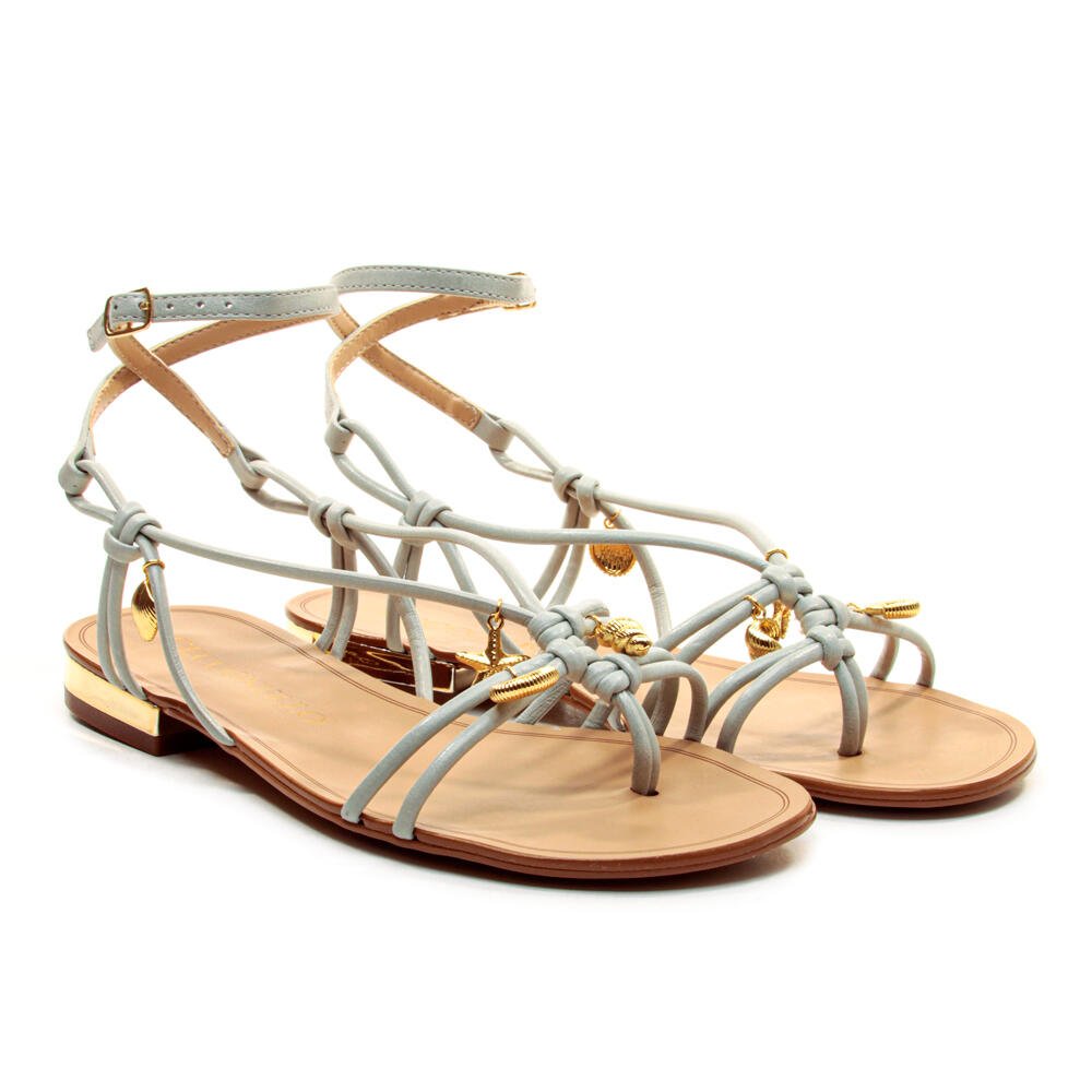 Rasteira Couro Verde Cecconello 2724021-3 Verde 5