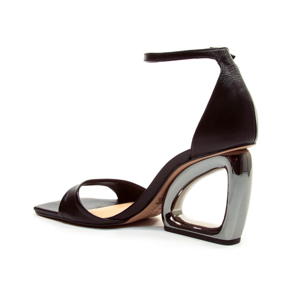 Sandália Couro Preto Salto Alto Cecconello 2192002-36 Preto 4