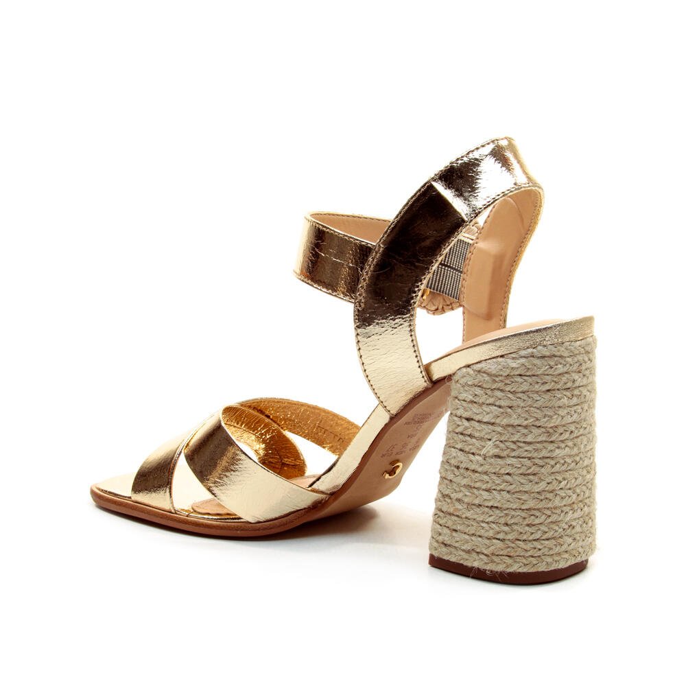 Sandália Ouro Light Salto Alto Cecconello 2759009-3 Dourado 4