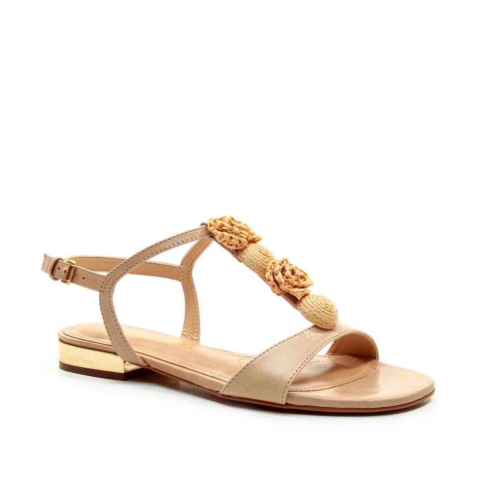 Rasteira Couro Nude Cecconello 2723005-2 Bege 3