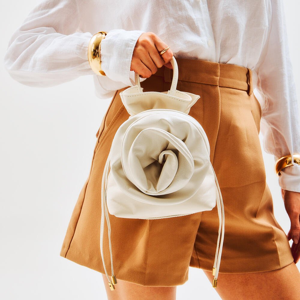 Bolsa Couro Branco Cecconello C2638-1 Branco 3