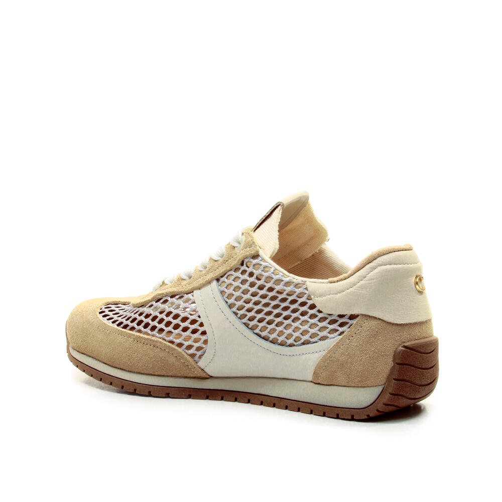 TÊNis Casual Couro Bege Cecconello 2756001-6 Bege 3