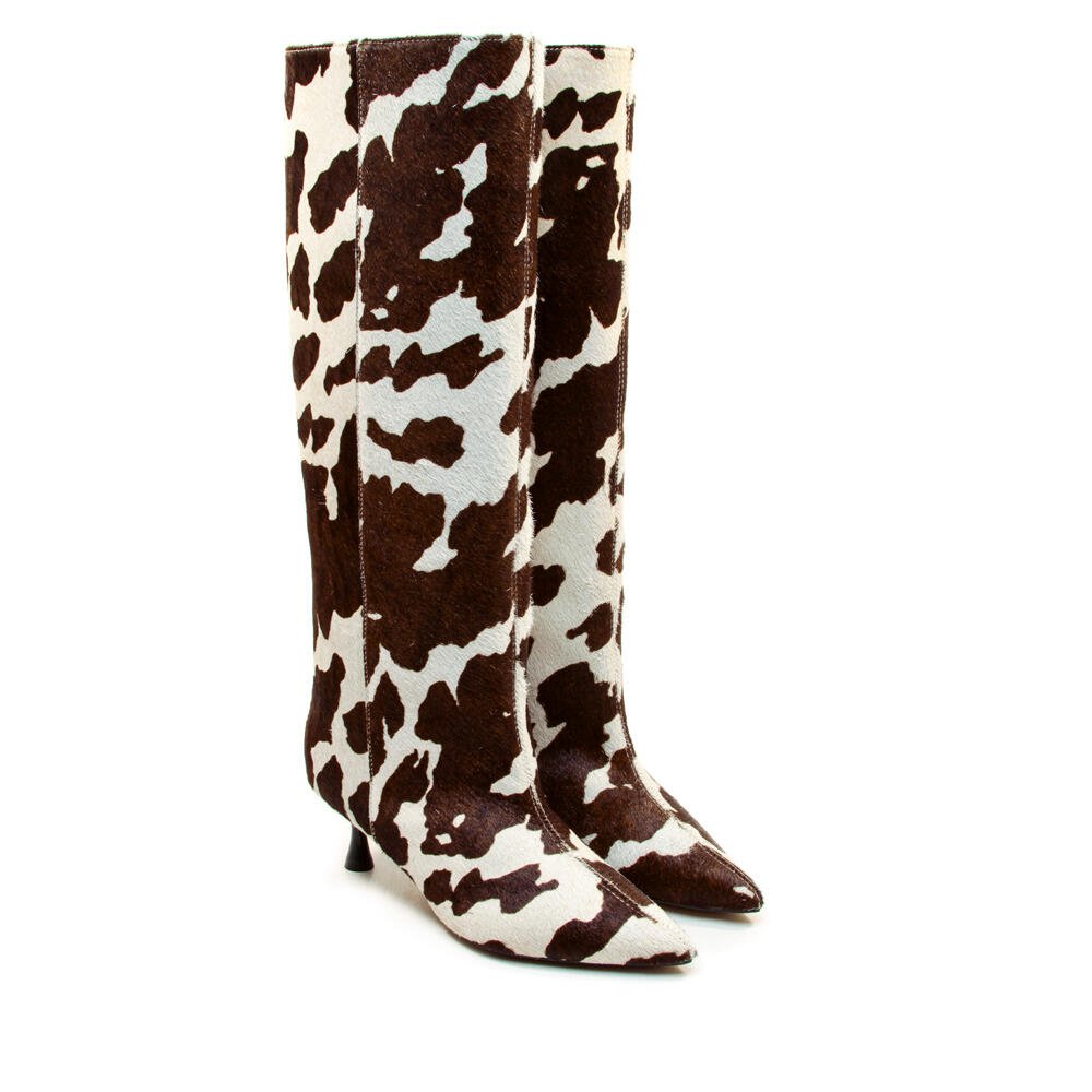 Bota Couro Animal Print Cecconello 2929002-1 Animal Print 5