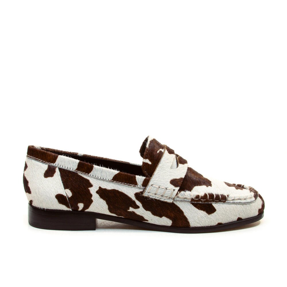 Mocassim Couro Animal Print Cecconello 2623001-4 Animal Print