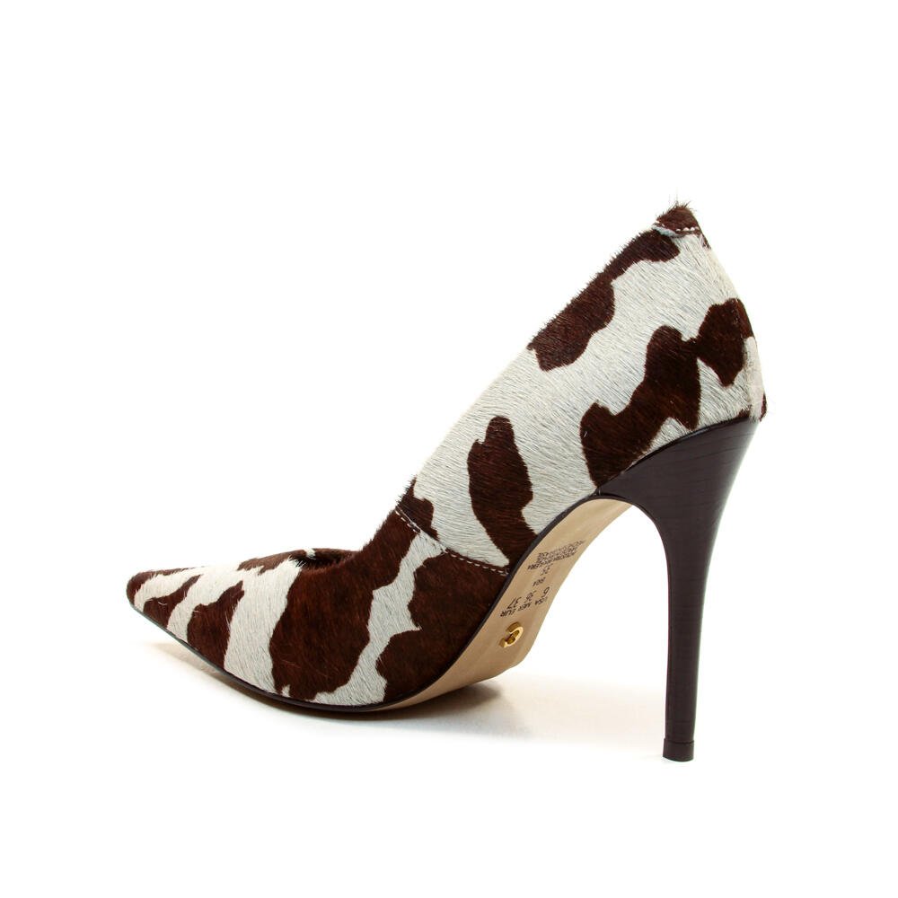 Scarpin Couro Animal Print Cecconello 2931001-1 Animal Print 4