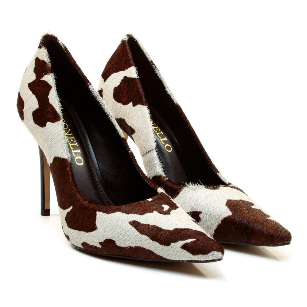 Scarpin Couro Animal Print Cecconello 2931001-1 Animal Print 5
