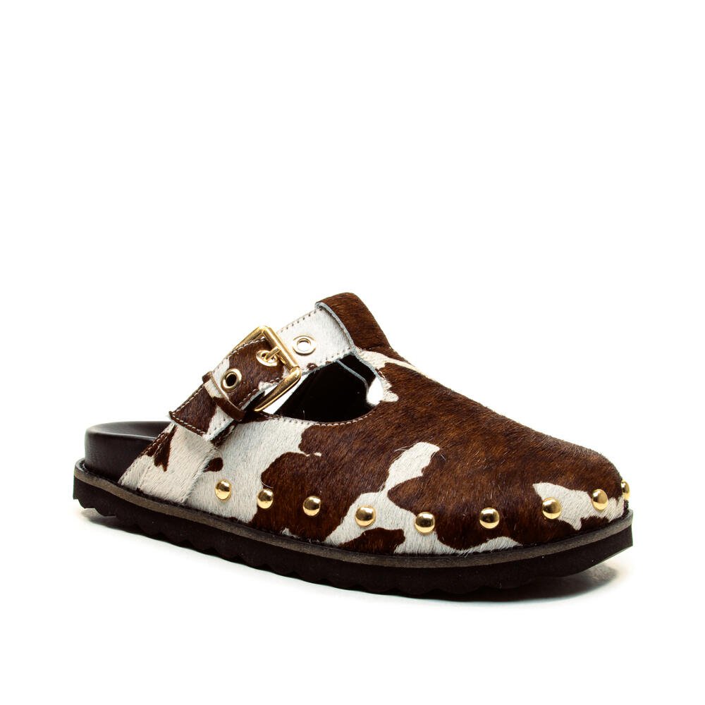 Mule Clog Couro Animal Print Cecconello 2909002-1 Animal Print 3