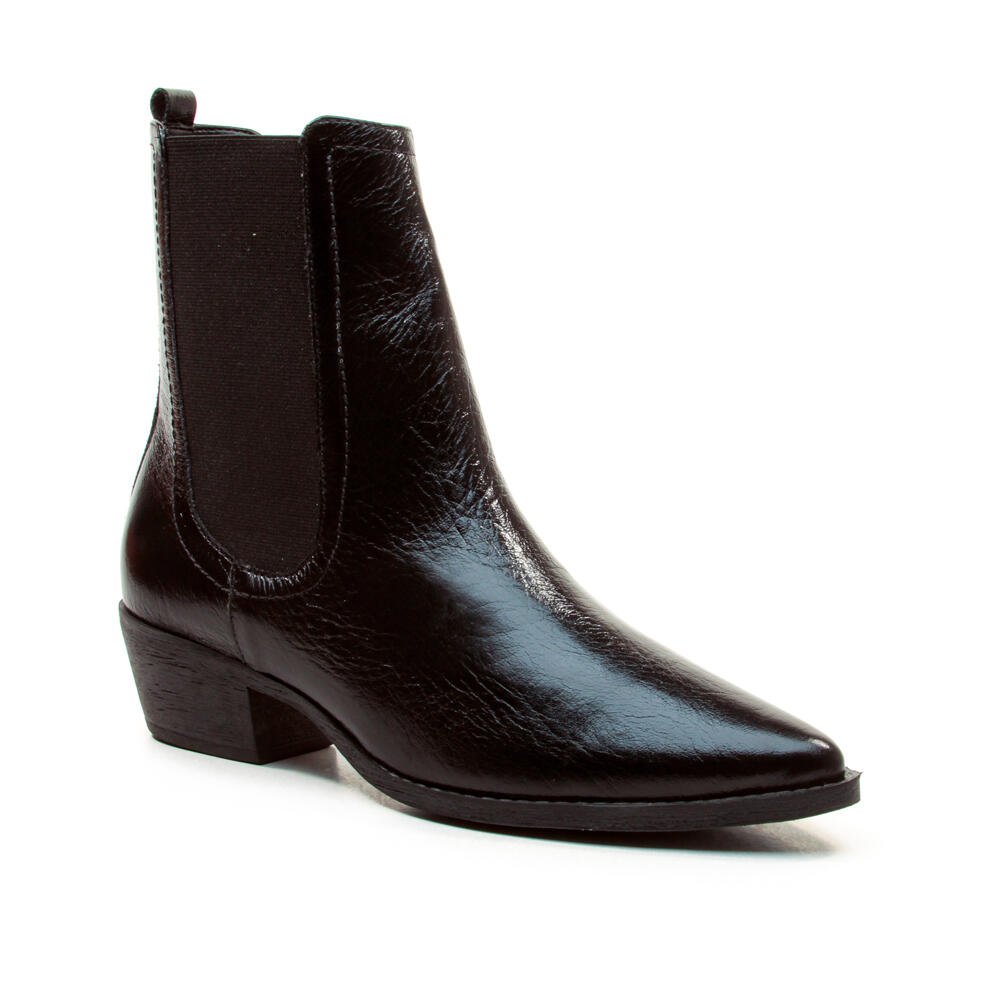Bota Couro Preto Cano Curto Cecconello 2930001-1 Preto 3