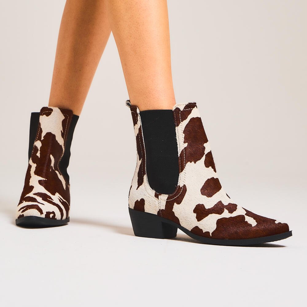 Bota Couro Animal Print Cecconello 2930001-2 Animal Print 2