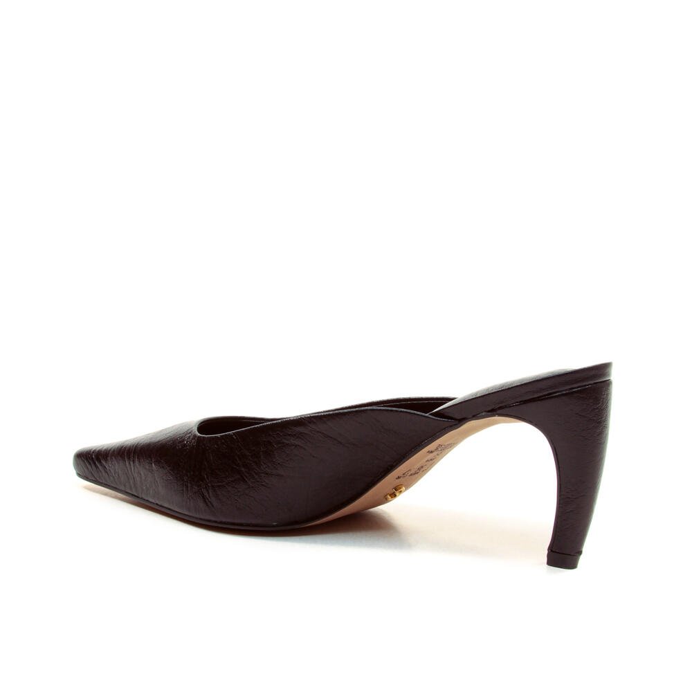 Mule Couro Preto Salto Médio Cecconello 2912003-2 Preto 4