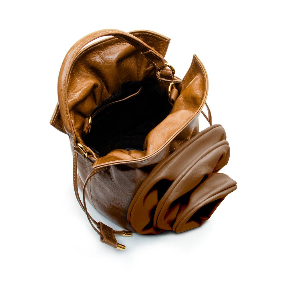 Bolsa Couro Marrom Cecconello C2638-3 Marrom 5