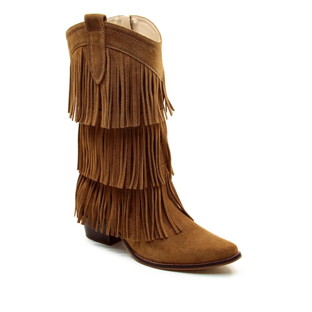 Bota Couro Marrom Cano Médio Cecconello 2907001-3 Marrom 3