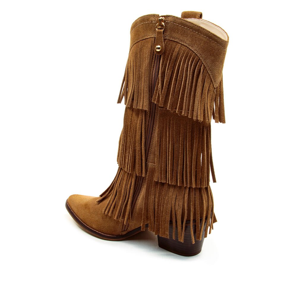 Bota Couro Marrom Cano Médio Cecconello 2907001-3 Marrom 4