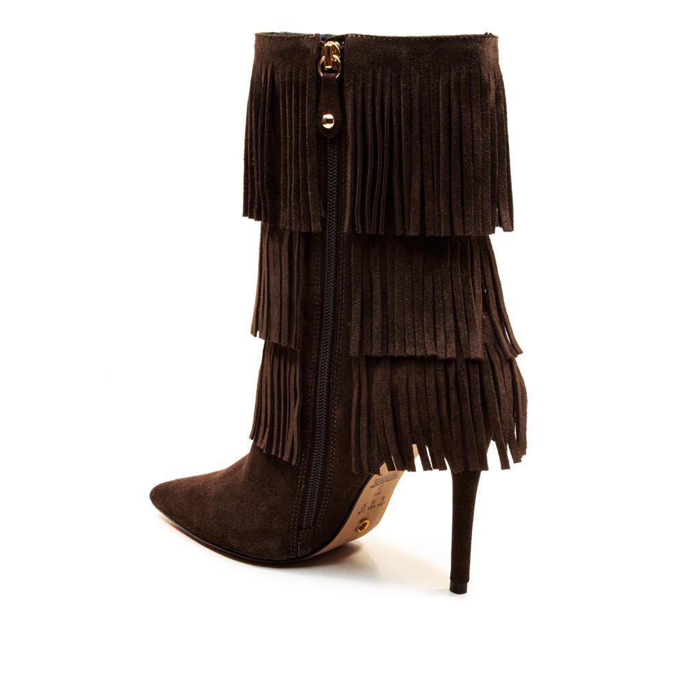 Bota Couro Marrom Cano Curto Cecconello 2906001-1 Marrom 4