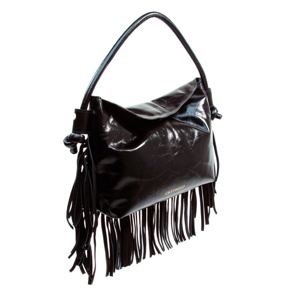 Bolsa Couro Preto Cecconello C2643-3 Preto 2