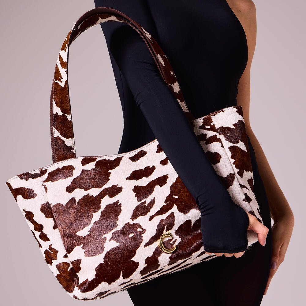 Bolsa Couro Animal Print Cecconello C2646-1 Animal Print 2