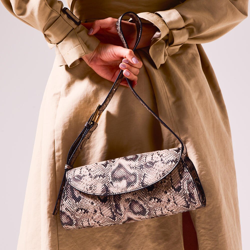 Bolsa Couro Off White Cecconello C2649-1 Animal Print 2