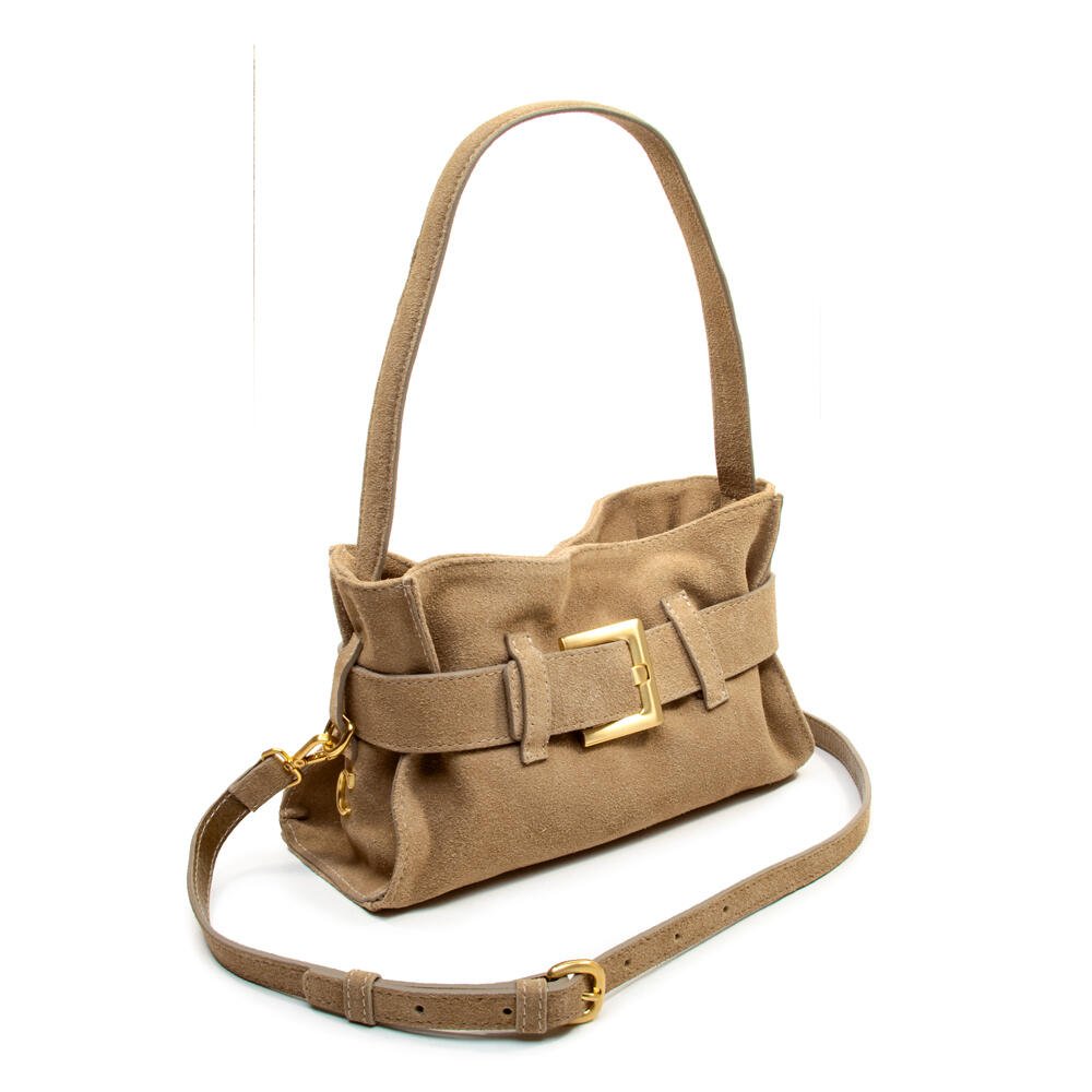 Bolsa Couro Nude Cecconello C2645-1 Bege 5