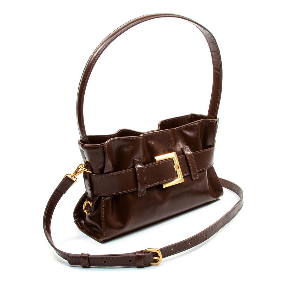 Bolsa Couro Marrom Cecconello C2645-3 Marrom 5