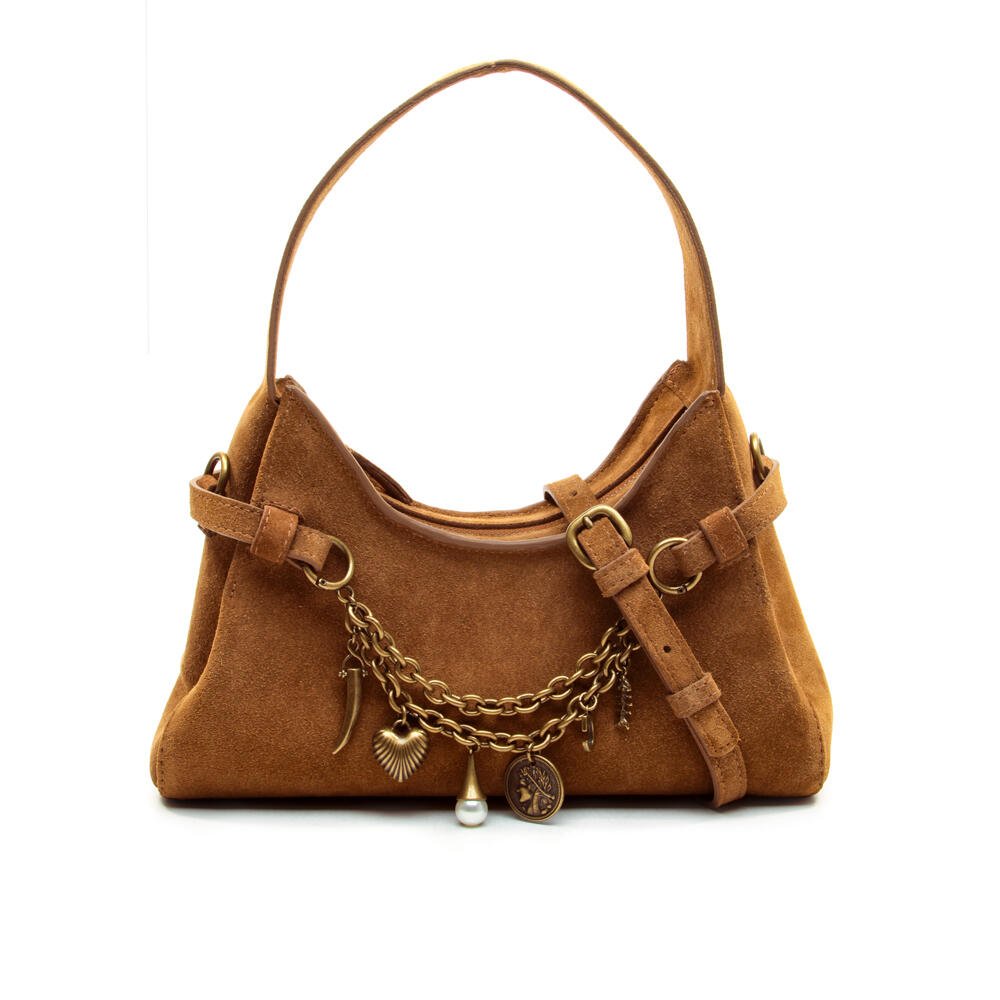 Bolsa Couro Marrom Cecconello C2650-1