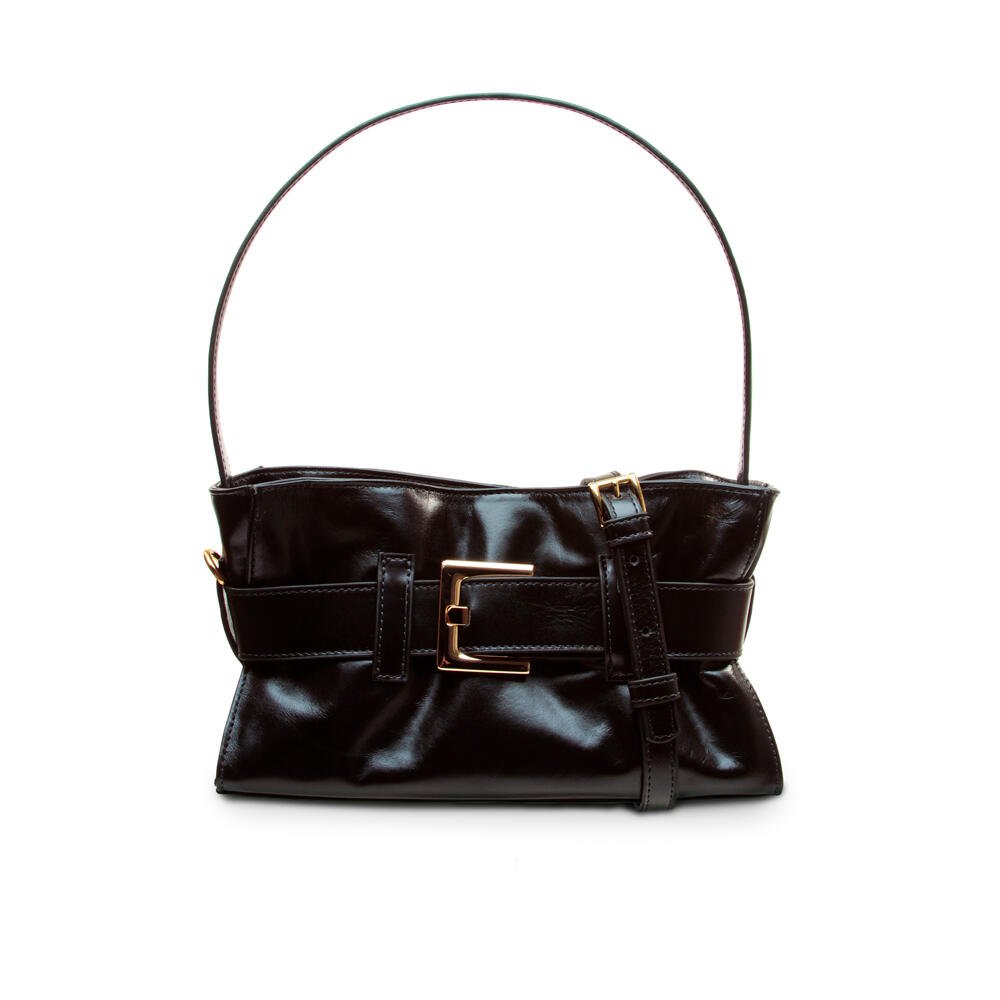 Bolsa Couro Preto Cecconello C2645-5