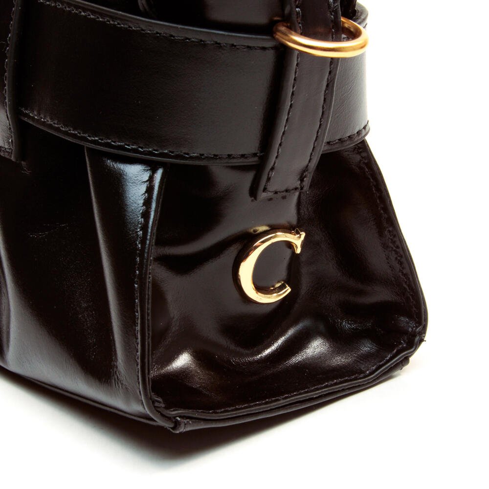 Bolsa Couro Preto Cecconello C2645-5 Preto 5