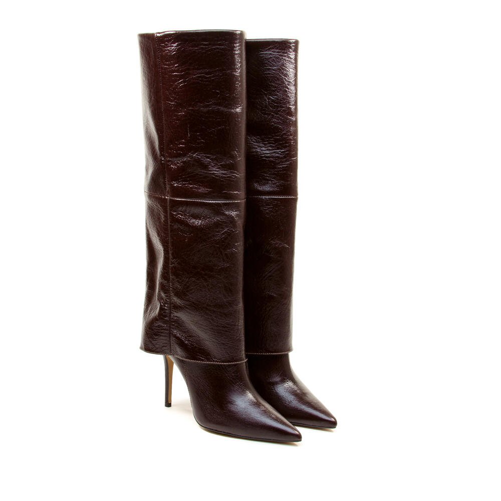 Bota Couro Marrom Cano Longo Cecconello 2624001-14 Marrom 5