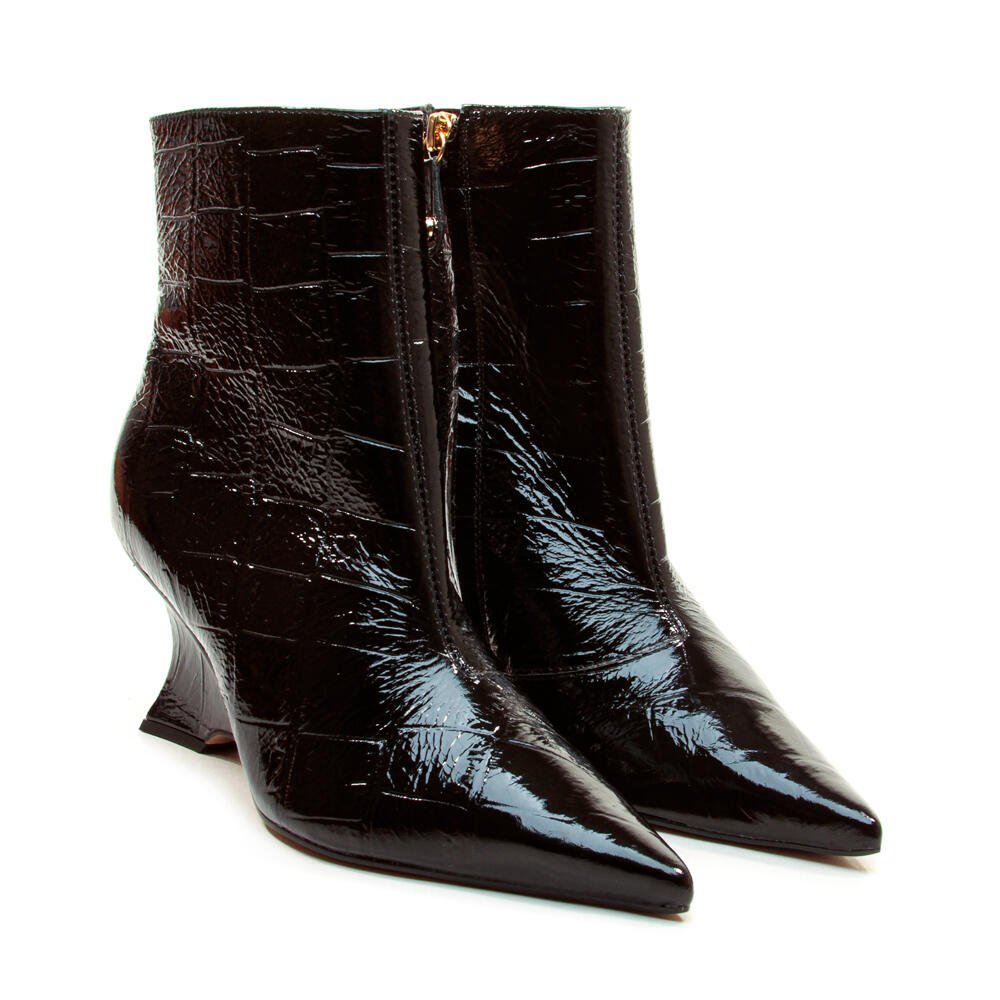 Bota Couro Preto Cano Curto Cecconello 2880005-2 Preto 5