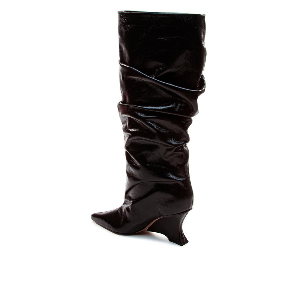 Bota Couro Preto Cano Longo Cecconello 2880007-1 Preto 4