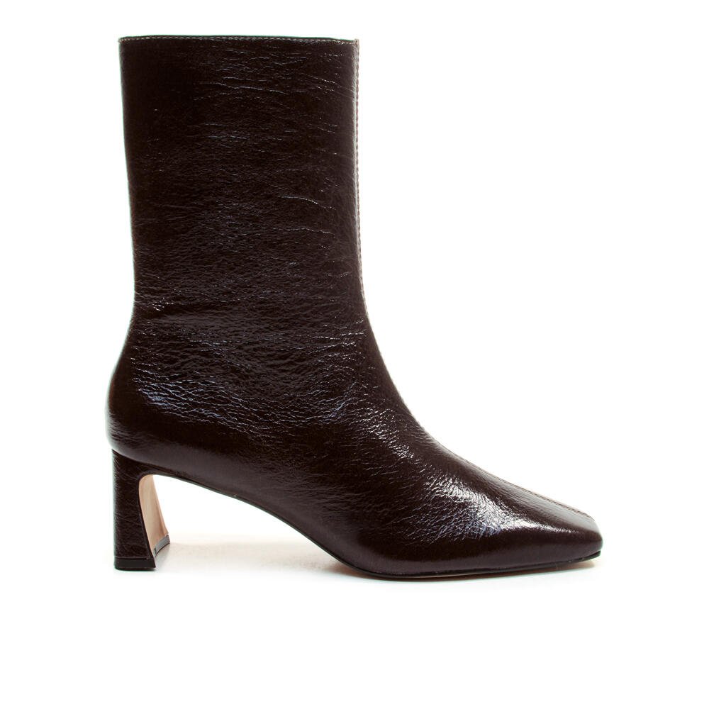 Bota Couro Marrom Cano Curto Cecconello 2949001-2