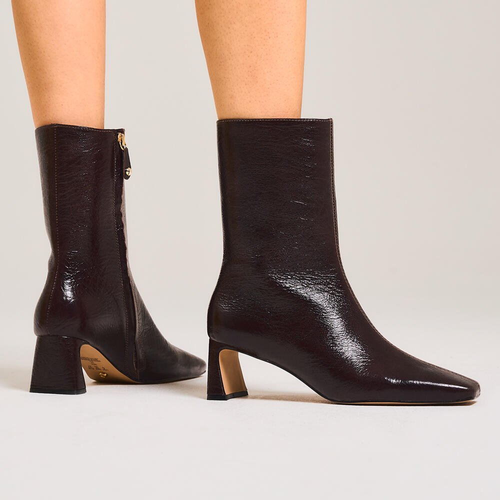 Bota Couro Marrom Cano Curto Cecconello 2949001-2 Marrom 2