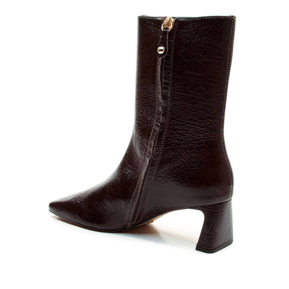 Bota Couro Marrom Cano Curto Cecconello 2949001-2 Marrom 4