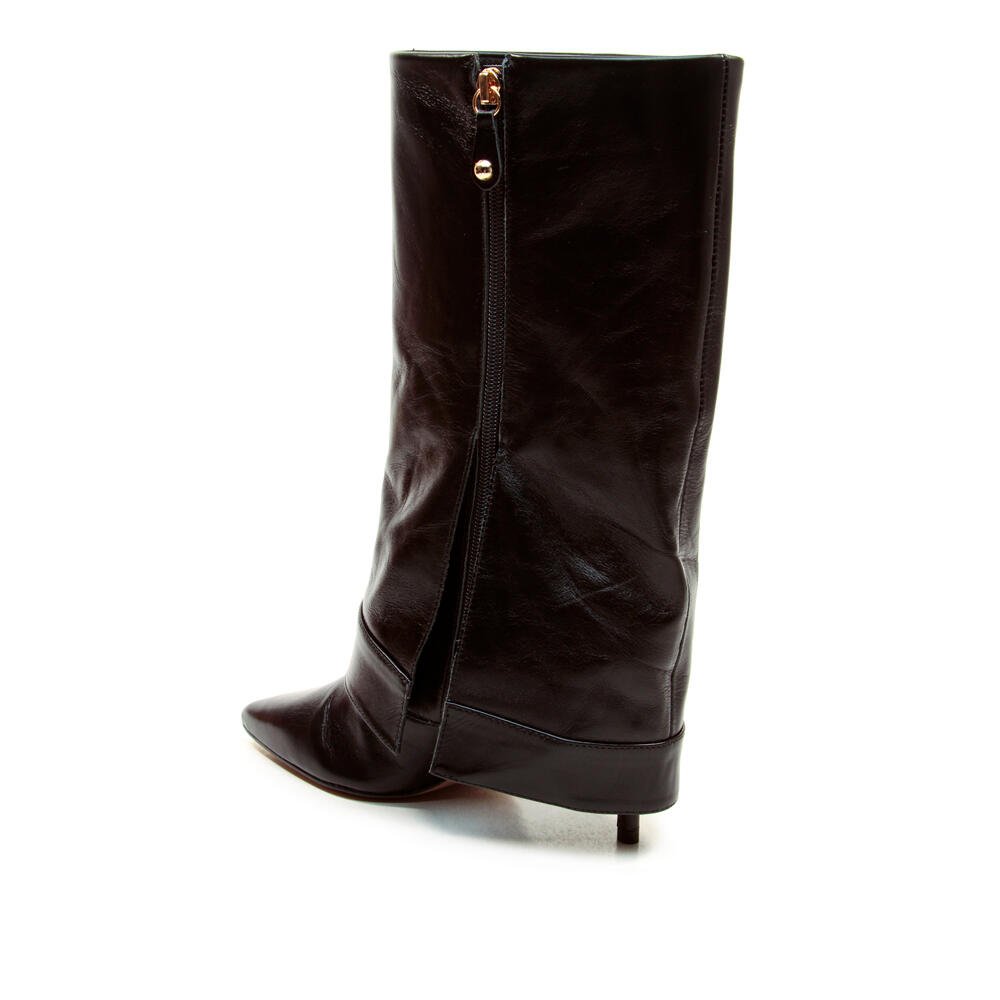 Bota Couro Preto Cano Médio Cecconello 2886001-1 Preto 4