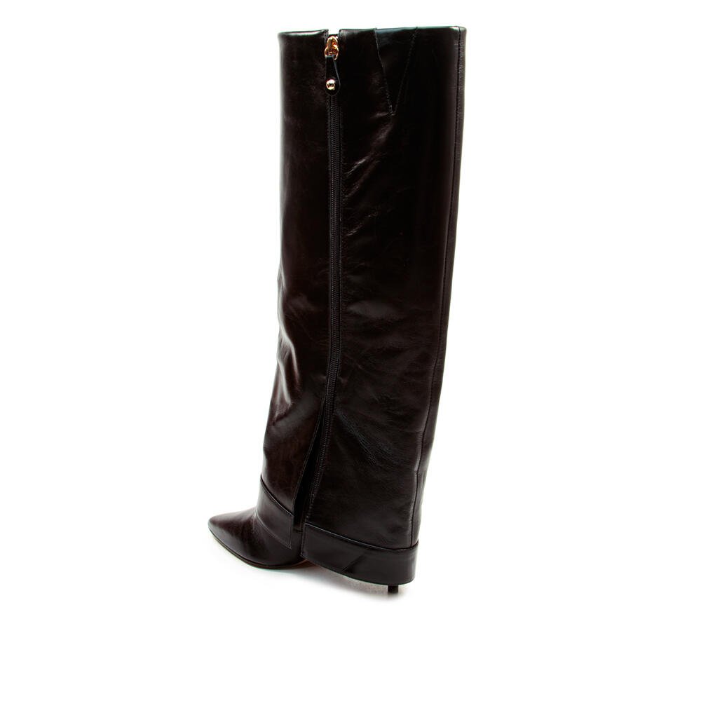 Bota Couro Preto Cano Longo Cecconello 2886002-1 Preto 4