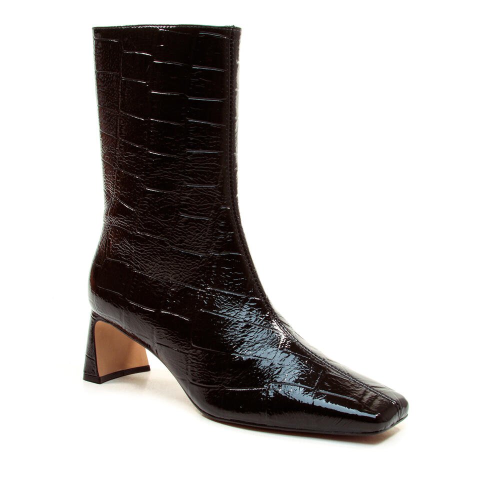 Bota Couro Preto Cano Curto Cecconello 2949001-1 Preto 3