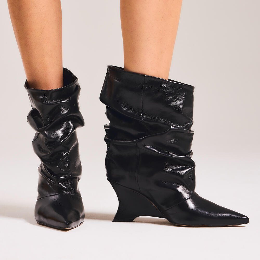 Bota Couro Preto Cano Curto Cecconello 2880002-2 Preto 2