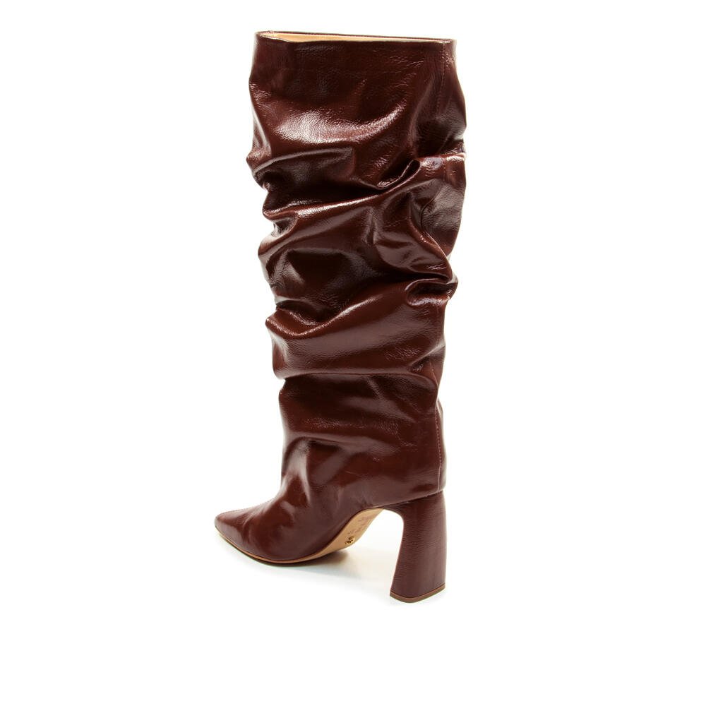 Bota Couro Marrom Cano Longo Cecconello 2928001-3 Marrom 4