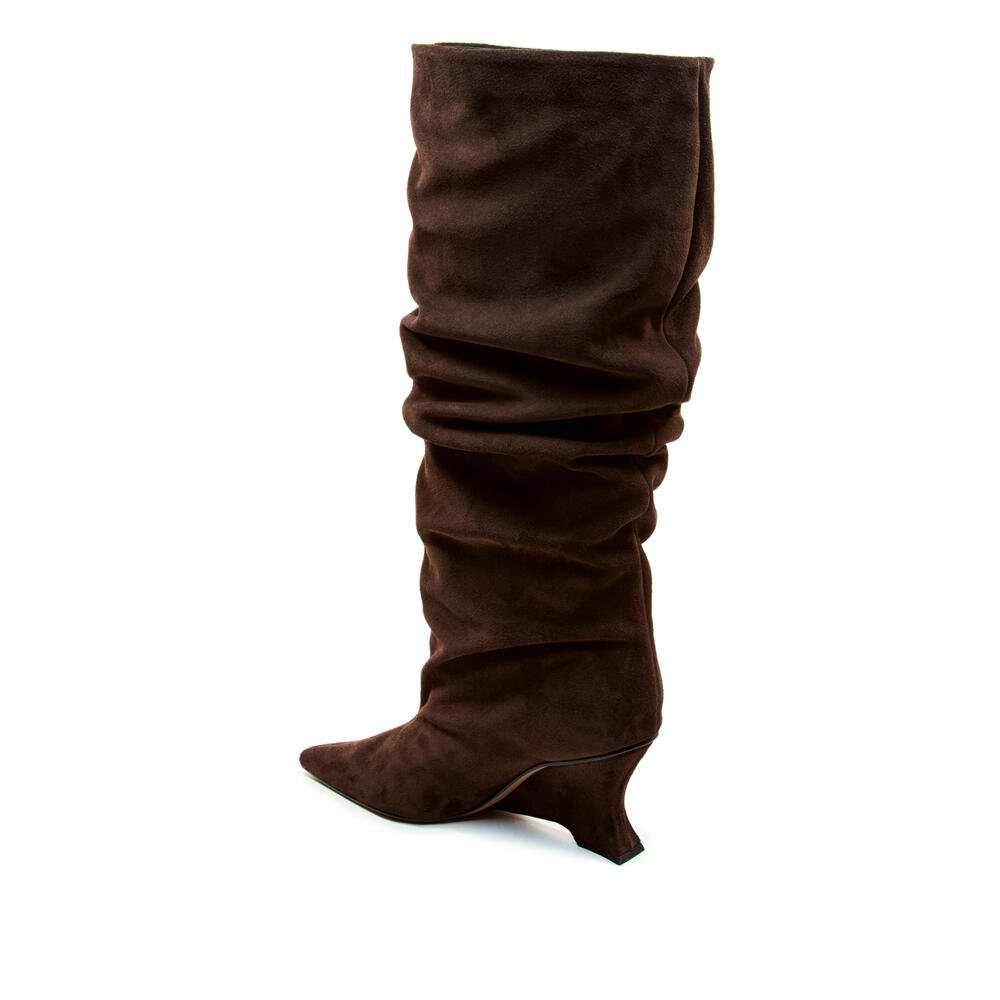 Bota Couro Marrom Cano Longo Cecconello 2880007-5 Marrom 3